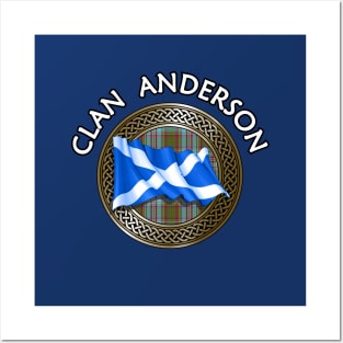 Clan Anderson Crest & Tartan Knot Posters and Art